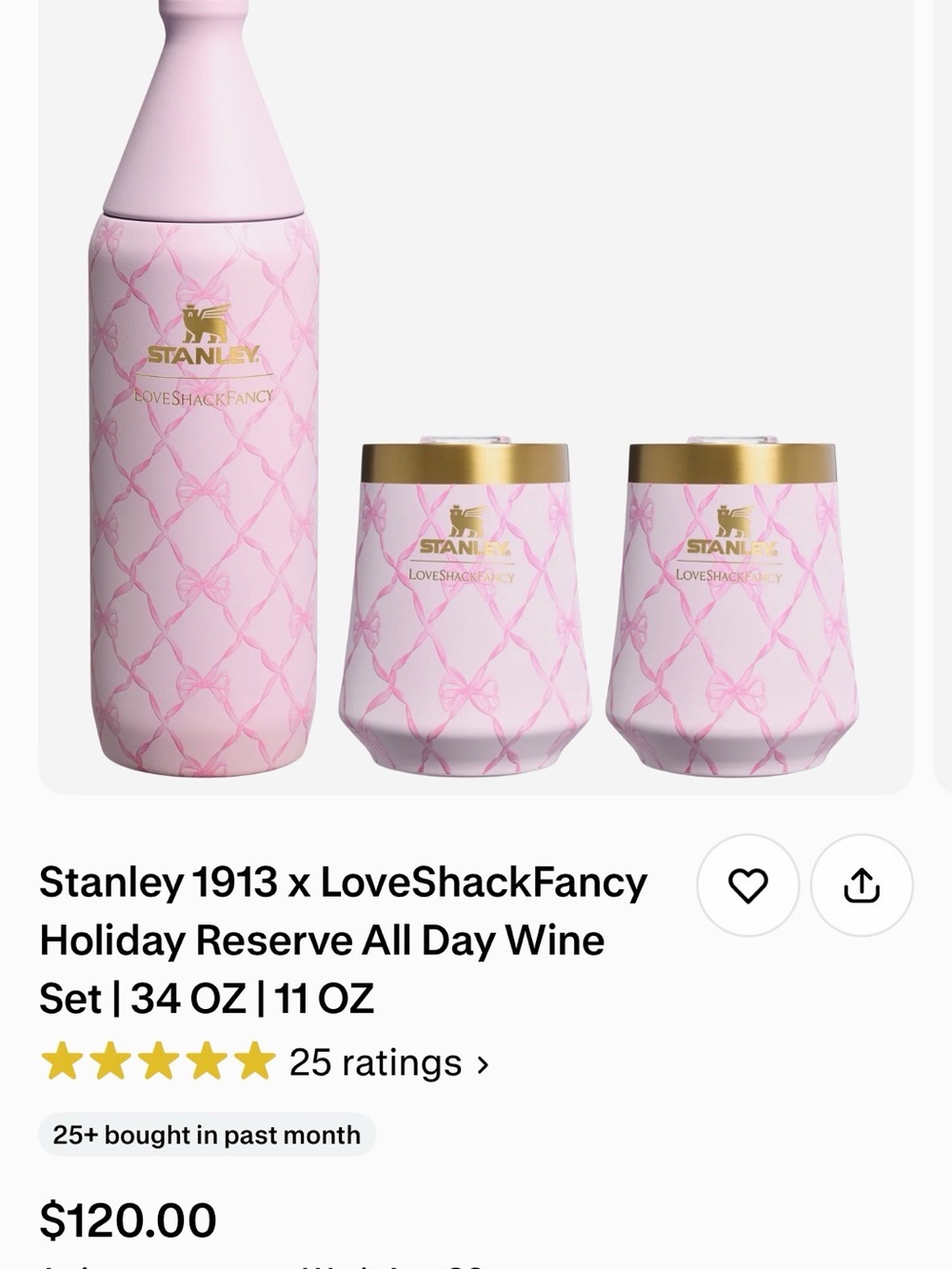 Stanley Pink Patterned Decorative Gift Box